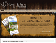 Tablet Screenshot of huntfishnc.com